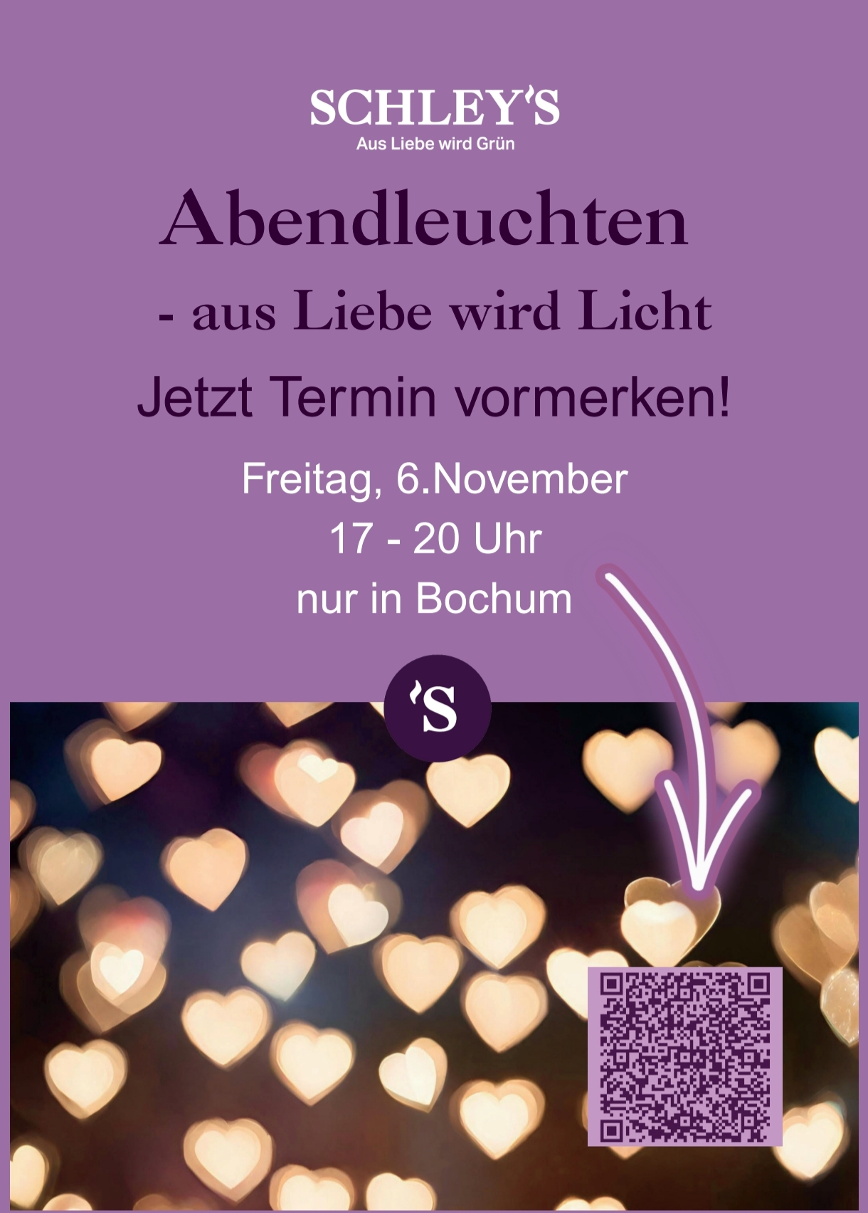 Abendleuchten bei Schley’s
